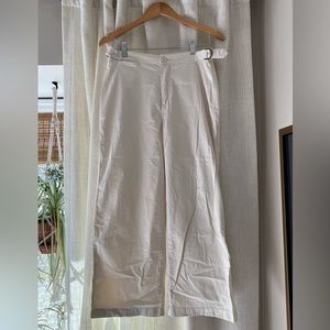 Carve Designs Cream Wide-Leg Pants